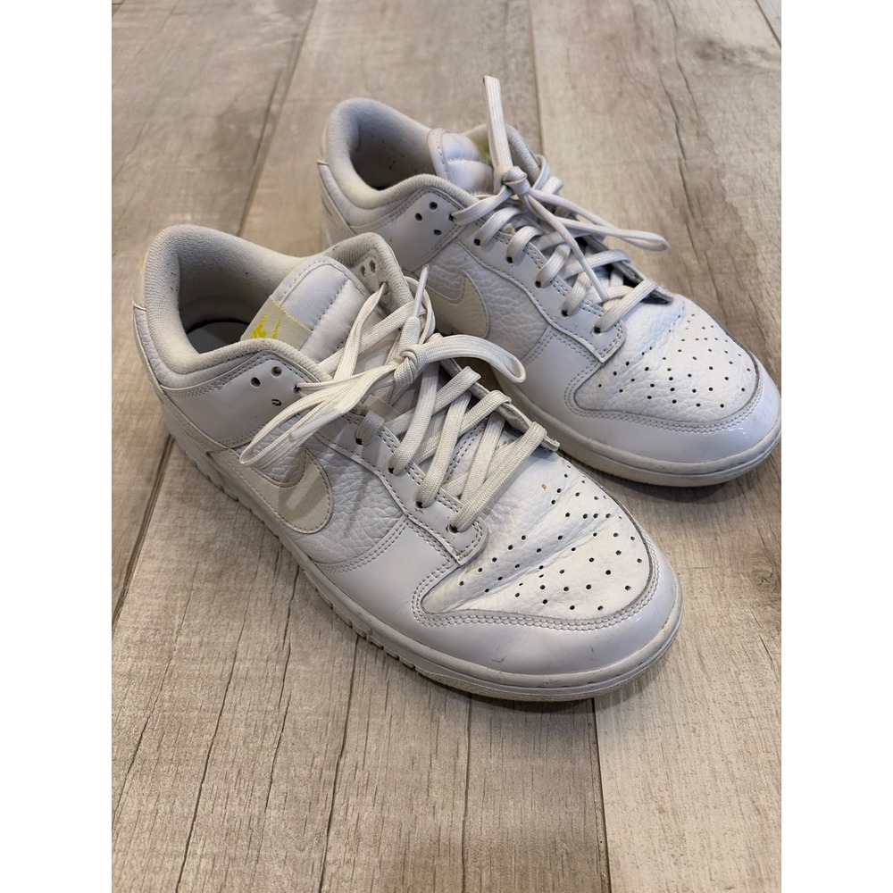Nike Dunk Low Yellow Heart White Sail Sneakers FD0803-100 Womens 9